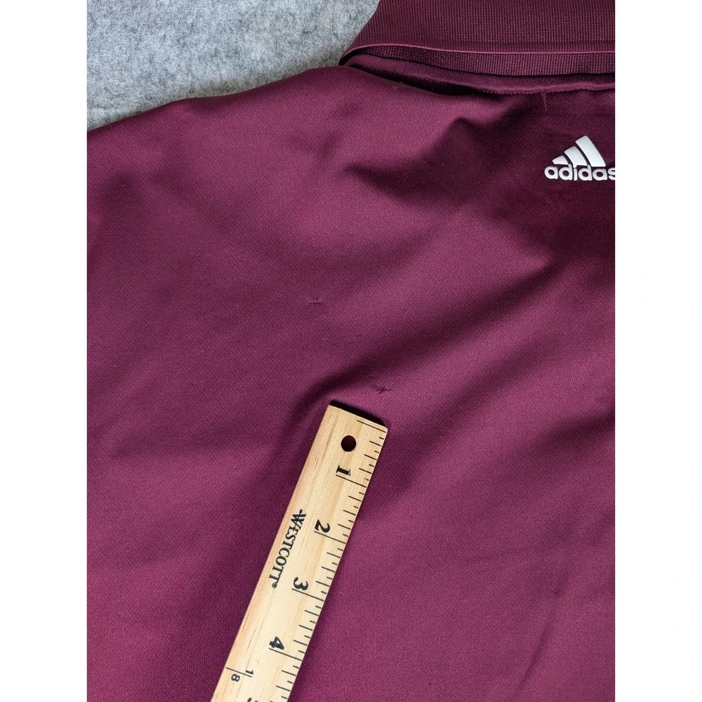 Adidas‎ Texas A&M Aggies Climacool Polo Shirt Maroon Mens XL Short Sleeve Golf